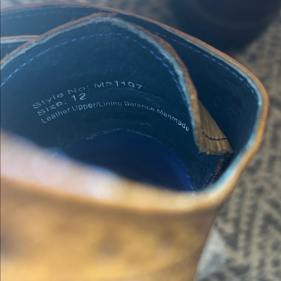 NasonMoretti Tan Leather Men's Oxfords - Picture 5 of 5